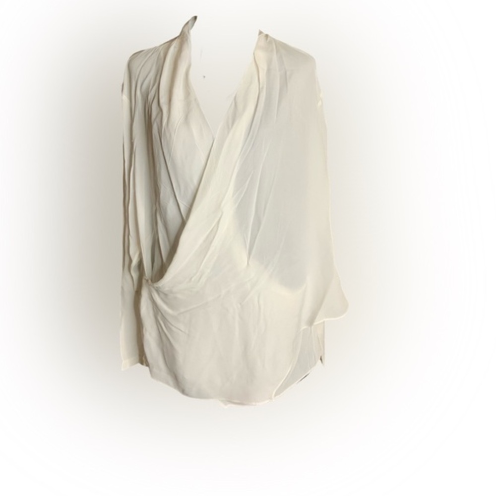 Mango 🌸Sheer🌸 Wrap Transparent Blouse - SZ 2XL